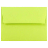 JAM Paper A2 Invitation Envelopes, 4.38 x 5.75, Brite Hue Ultra Lime Green, 1000 Pack (WDBH610B)-Ultra lime green