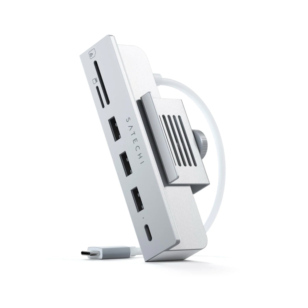 Satechi USB-C Clamp Hub for 24 inches iMac - Silver | staples.ca