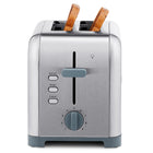 Kenmore 2-Slice Toaster - Grey and Silver Stainless Steel-Built-in defrost and bagel functions