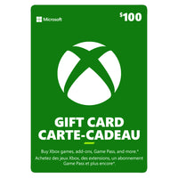 Xbox Live Gift Card, $100 CAD [Download]-Works with Windows 10 PCs, tablets and phones, Windows 8.1, Windows Phone 8, Xbox One and Xbox 360 (Xbox Live required); not redeemable on earlier versions