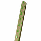 JAM Paper Gift Wrap - Christmas Kraft Wrapping Paper - 50 Sq Ft Total - Green Trees on Brown Kraft Paper - 2 Rolls/Pack-Green Trees Kraft: Get into the Christmas spirit with this elegant wrapping Paper to add the finishing touch to any gift