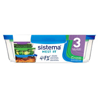 Sistema Nest It Set - 3 Pack-Food Storage