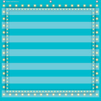 Teacher Created Resources Light Blue Marquee 7 Pocket Chart, 28" x 28"-Marquee