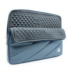 Vangoddy Jam Sleeve Fit 12" Laptop - Blue-Chrome VanGoddy zipper pulls