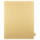 Mark Maker Legal Tabs - Letter Size - Buff - 1/25th cut - 25 tabs per package - 5 packages Pack - Number 123-Buff Single Tabs