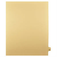 Mark Maker Legal Tabs - Letter Size - Buff - 1/25th cut - 25 tabs per package - 5 packages Pack - Number 123-Buff Single Tabs