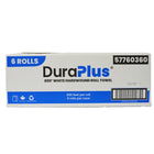 DuraPlus Hardwound Paper Towel - White - 800' - 6 Pack-Ideal for high-traffic areas
