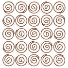 JAM Paper Colored Circular Paper Clips - Rose Gold - 2 Packs of 50-Size: 1 inch (Diameter)