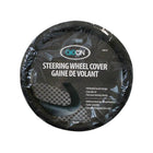 Goon 18610, Steering Wheel Cover - Black, 15.25" x 1.25" x 15.25", 500GR-Perforated accent design