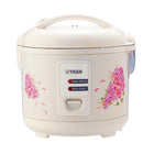 Tiger 5.5-Cup Electric Rice Cooker, White-Non-stick coating inner pot