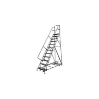 Tri-Arc Manufacturing All Directional Rolling Ladder, No. of Steps: 12, Platform Height: 120" (KDED112246)-No. of Steps: 12