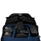 Lencca Logan 17" Laptop Travel Backpack - Black-Bottom Tripod Holder