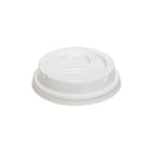 DixieMD – Couvercles en dôme en plastique pour gobelets de 8 oz, blanc-Blanc