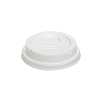DixieMD – Couvercles en dôme en plastique pour gobelets de 8 oz, blanc-Blanc