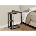 Monarch Specialties 3673 Accent Table - 25"H/Brown Reclaimed-Look/Black Metal-Assembly required: Illustrated instructions and all hardware are provided for convenience (additional tools may be needed)
