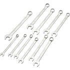 Dynamic Tools 11 Piece Metric Combination Wrench Set, Contractor Series, Satin Finish, 9mm - 19mm-Contains: 9, 10, 11, 12, 13, 14, 15, 16, 17, 18, 19mm