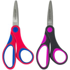Merangue 5" Kids Comfort Grip Scissors - Assorted - 12 Pack-5" blunt tip scissors for safe and precise cutting