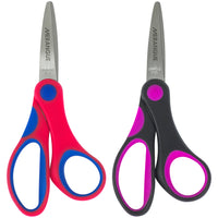 Merangue 5" Kids Comfort Grip Scissors - Assorted - 12 Pack-5" blunt tip scissors for safe and precise cutting