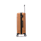 TOSCANO RIGOROSO 20" Hardside Carry On Luggage - Bronze Gold-Deluxe Interior