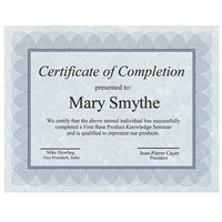 St. James Regent Bond Certificates, Blue w/Gold Seals, 25 Pack-Free downloadable templates from www.first-base.com