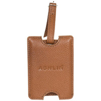 Ashlin Seattle Bag Security ID tag, British Tan-ID tag is concealed for security when travelling