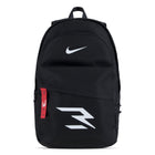 Nike 3BRAND by Russell Wilson Dual Logo Daypack - Big Boys - Black-Large main zippered compartment