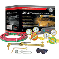 Gentec Silver Medium-Duty Welding & Cutting Outfits-Cuts To 1/2"