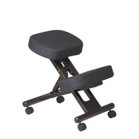 Work Smart Ergonomic Knee Chair with Memory Foam-Coal fabric