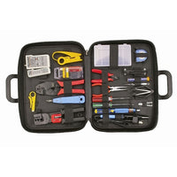 HV Tools Professional Tool Kit with Soldering gun, 3" x 15" x 10", Black-A great variety of professional tools kit