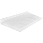 JAM Paper #10 Plastic Envelopes with Zip Closure, 5 x 10, Clear Poly, 12 Pack (921Z1cl)-Opening: booklet