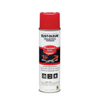 Rust-O-Leum Solvent Based Inverted Marking Paint - 17 oz. - Safety Red (KQ217)-Colour: Safety Red
