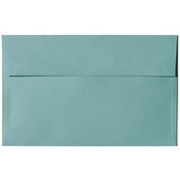 JAM Paper A10 Invitation Envelopes, 6 x 9.5, Aqua Blue, 250 Pack (1523993H)-Aqua blue recycled envelope