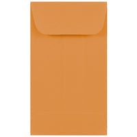 JAM Paper #3 Coin Envelopes, 2.5 x 4.25, Brown Kraft, 1000 Pack (01623989B)-Material: Kraft