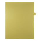 Mark Maker Legal Exhibit Index Tab Buff Single Tabs, 1/15th Cut, Letter Size, No Holes, Number 80, 25 Pack-Buff Single Tabs, 1/15th Cut