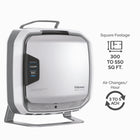 Fellowes AeraMax Pro PureView AM 3S PC Air Purifier - Stainless-The only air purifier that automatically responds to occupancy and air quality levels and then shows you when the air is clean
