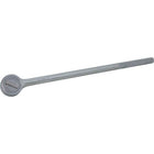 Gray Tools 1" Drive 45 Tooth Reversible Ratchet, Satin Chrome Finish, 24" Long-Drive Size: 1"