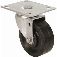 Algood Heavy-Duty Caster, Rigid, 4" (101.6 Mm), Phenolic, 600 Lbs. (272 Kg.) - 3 Pack-Bolt Hole Size 3/8" (9.52 mm)
