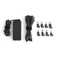 NXT Technologies 65W Universal Laptop and Ultrabook Charger-Universal charger with laptop adapters is optimal travel charging solution