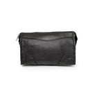 Ashlin Carnegie Mid Sized Dopp Kit Shave Bag, Black-Shaving DOPP Kit with top zipper closure and front zippered section. Perfect size for travel and accessories. Excellent unisex design for gents and ladies. Top zippered access is easy to access the contents inside