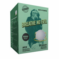 Forcefield Breathe No Evil N95 Disposable Respirator - 20 per box - NIOSH Approved-For health and safety reasons, this product cannot be returned unless defective or shipped in error
