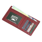 Roots Ladies Large Clutch Wallet with Removable Checkbook - Red-9