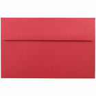 JAM Paper A10 Invitation Envelopes, 6 x 9.5, Brite Hue Red Recycled, 1000 Pack (96078B)-Christmas red