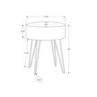 Monarch Specialties 9002 Ottoman - Blue Fabric/Gold Metal Legs-Minor assembly required: Illustrated instructions and all hardware are provided for convenience (additional tools may be needed)