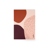 Poppin Elements Notebook - Lined - Blush-96 lined pages