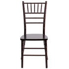 Flash Furniture HERCULES Series Wood Chiavari Chairs - Walnut - 2 Pack-Set of 2 Wooden Chiavari Chairs