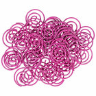 JAM Paper Colored Circular Paper Clips - Hot Pink Fuchsia - 2 Packs of 50-Size: 1 inch (Diameter)