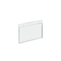Azar Acrylic Horizontal/Landscape Wall Hanging Frame - 6" W x 4" H - Clear - 10 Pack-Sold in Packs of: 10