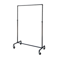 Eddie's Soho Steam Pipe Ballet Bar Clothing Rack - Anthracite Grey-Clothing Rack