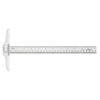 C-THRU 30cm/12" Plastic T-Square, 12 Pack-Provide smooth, straight lines