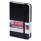 Talens Art Creation Hardbound Sketchbook - 3.5" x 5.5" - Black Cover - 80 Pages-Black hard cover sketchbook featuring ivory artist quality paper